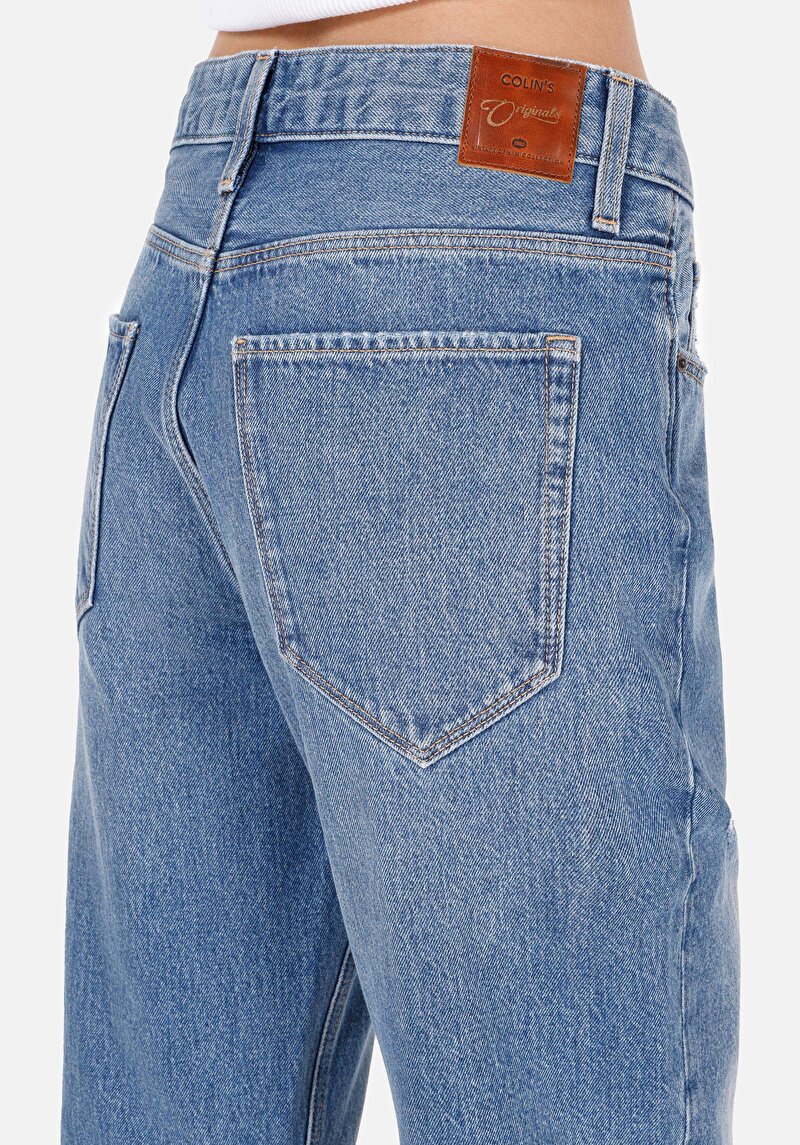 Показати інформацію про Джинси Жіночі Блакитні Прямого Крою Cl1071684