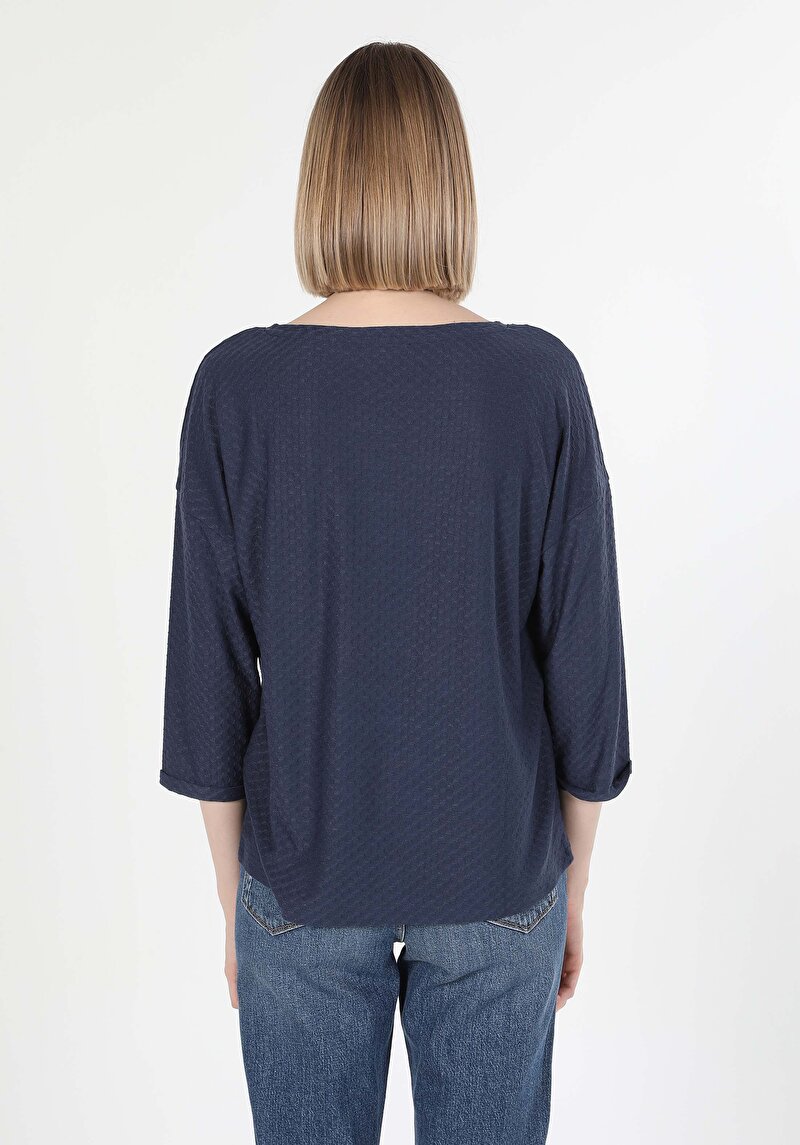 Показати інформацію про Футболка З Довгим Рукавом Жіноча Синя  Cl1060591