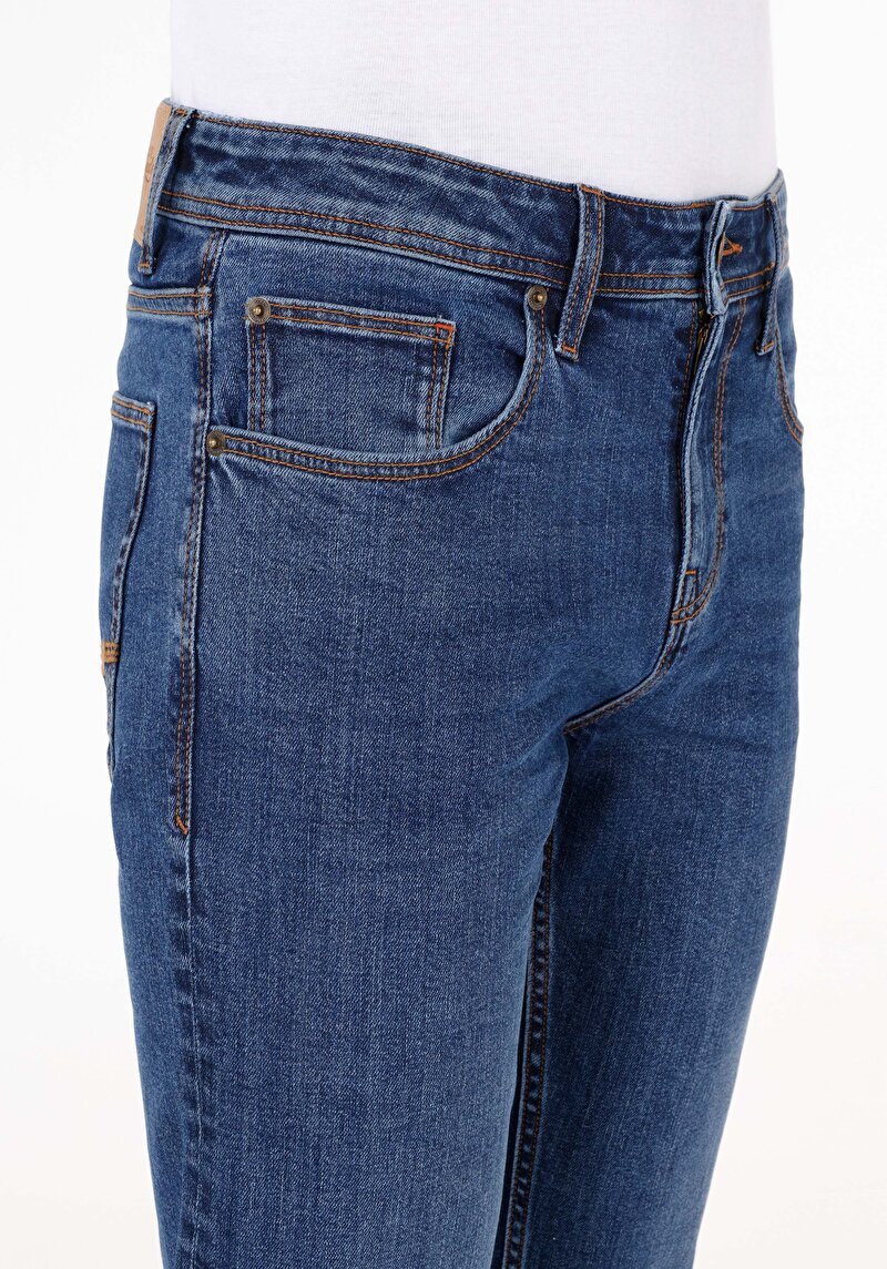 Показати інформацію про 044 Karl Джинси Чоловічі Блакитні Прямого Крою Cl1071716