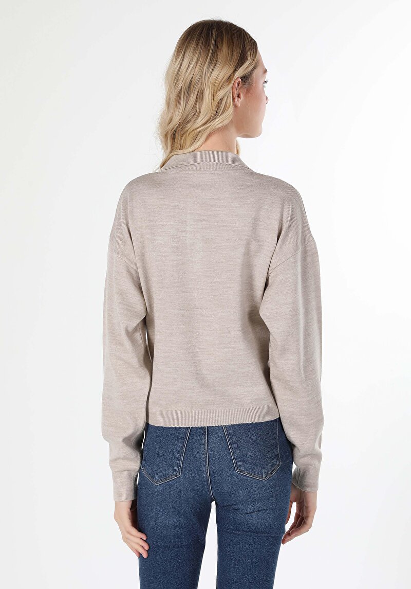 Показати інформацію про Светр Жіночий Бежевий  Cl1060687