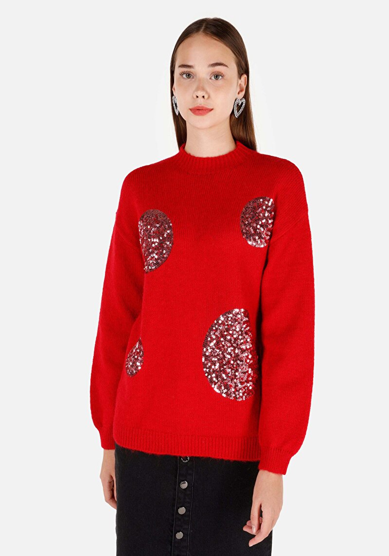 Зображення Светр Жіночий Червоний  Cl1071751