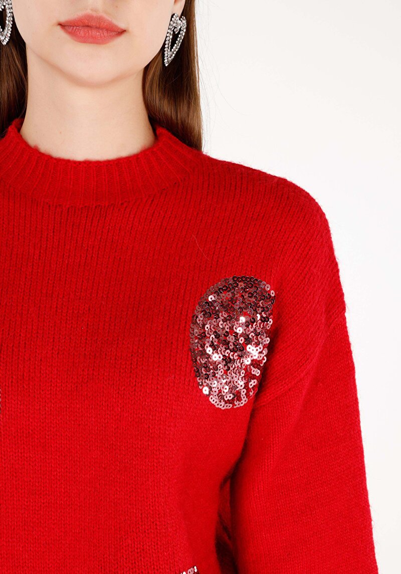 Показати інформацію про Светр Жіночий Червоний  Cl1071751