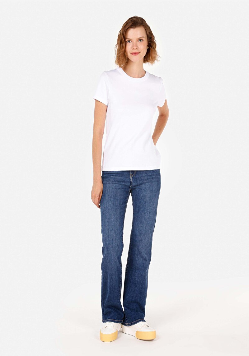 Зображення 791 Monica Джинси Жіночі Блакитні Класичного Крою Cl1070942