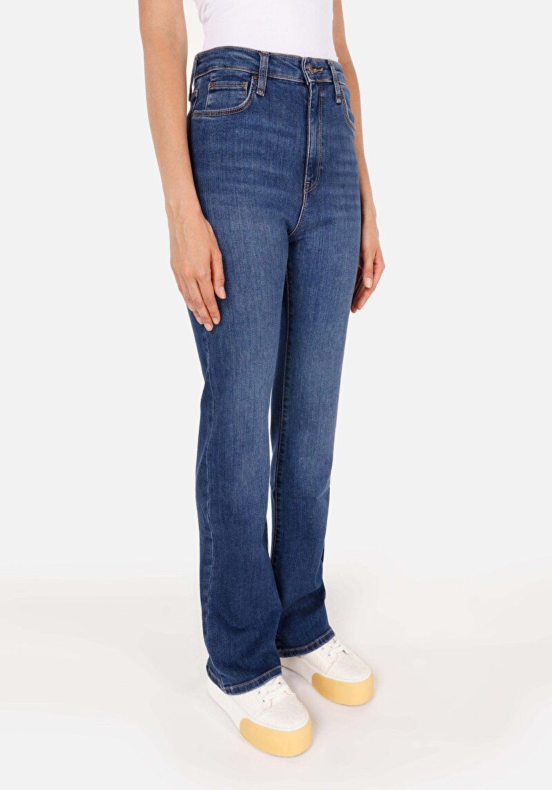 Зображення 791 Monica Джинси Жіночі Блакитні Класичного Крою Cl1070942