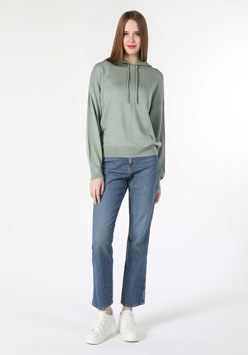 Показати інформацію про Светр Жіночий Зелений  Cl1061030