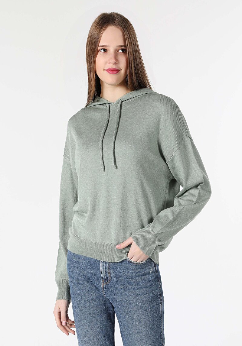 Показати інформацію про Светр Жіночий Зелений  Cl1061030