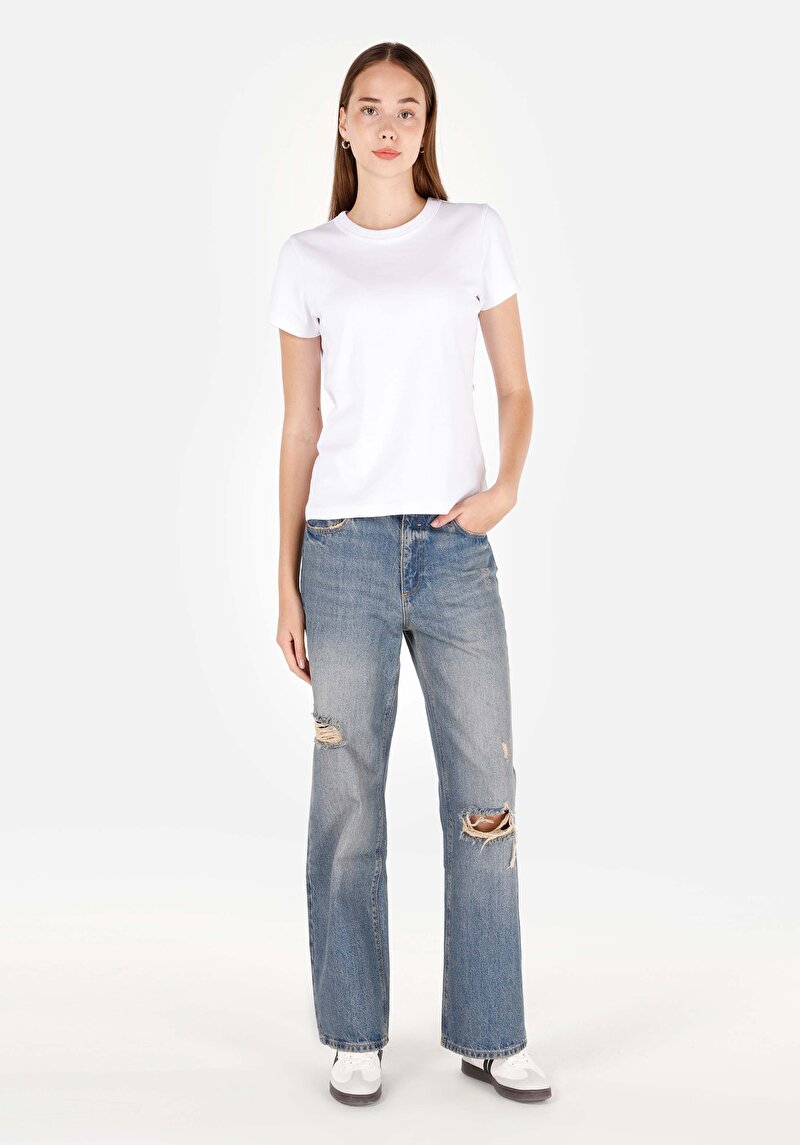 Зображення 975 Ella Джинси Жіночі Блакитні Класичного Крою Cl1072699