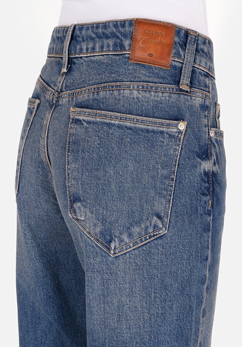 Показати інформацію про Джинси Жіночі Блакитні Прямого Крою Cl1072704