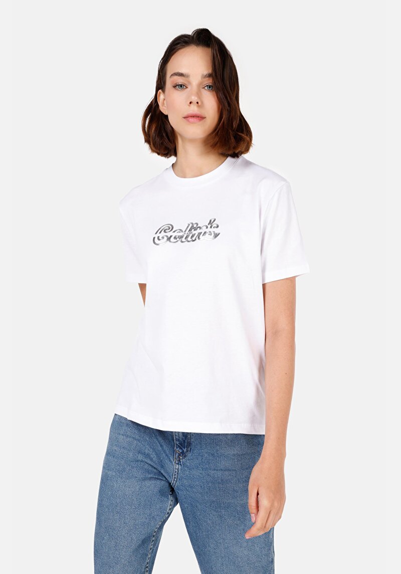 Зображення Футболка З Коротким Рукавом Жіноча Біла  Cl1071082