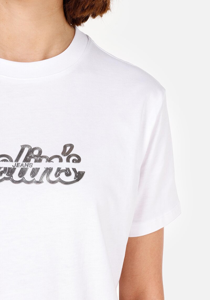 Показати інформацію про Футболка З Коротким Рукавом Жіноча Біла  Cl1071082