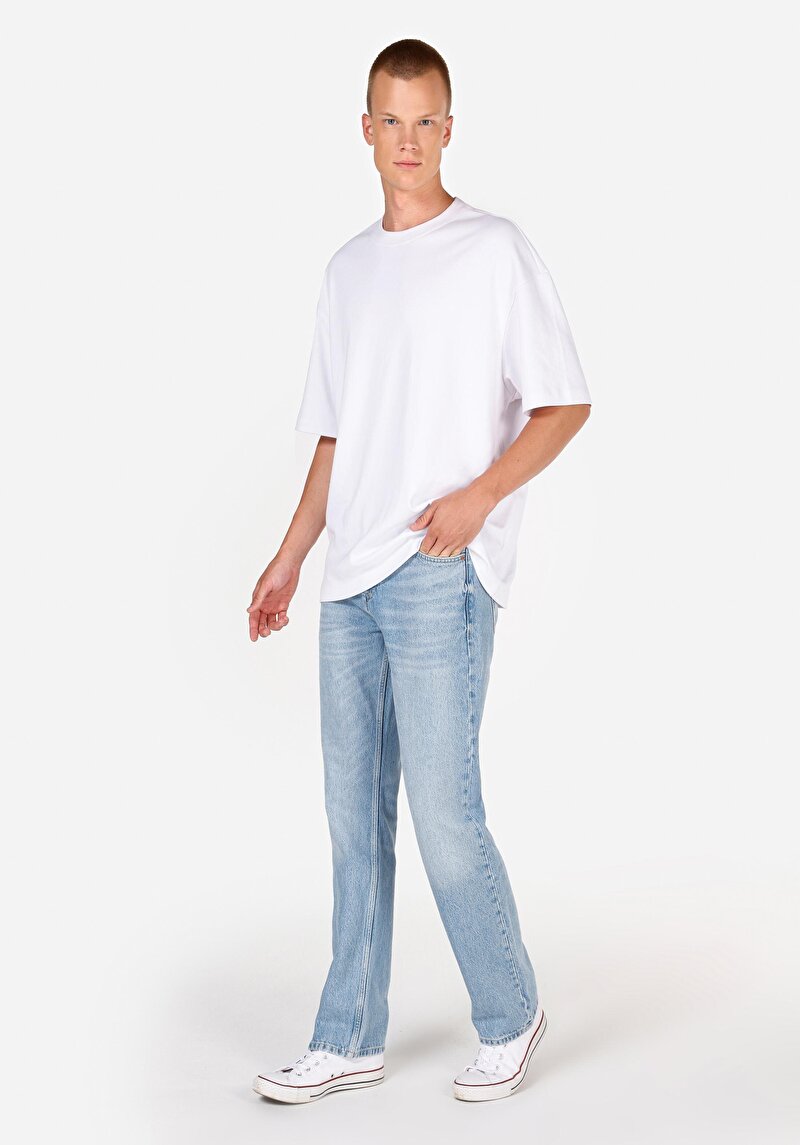 Зображення 045 David Джинси Чоловічі Блакитні Класичного Крою Cl1072784