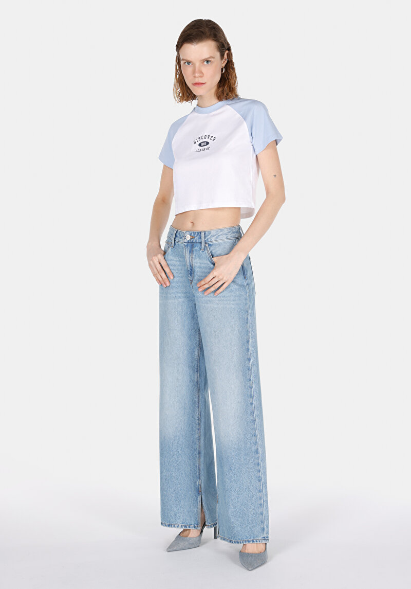 Показати інформацію про Футболка З Коротким Рукавом Жіноча Біла  Cl1073148