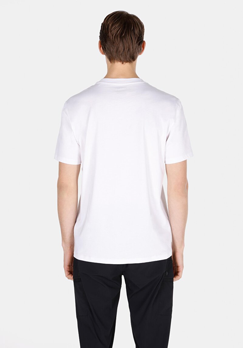 Показати інформацію про Футболка З Коротким Рукавом Чоловіча Біла  Cl1074516