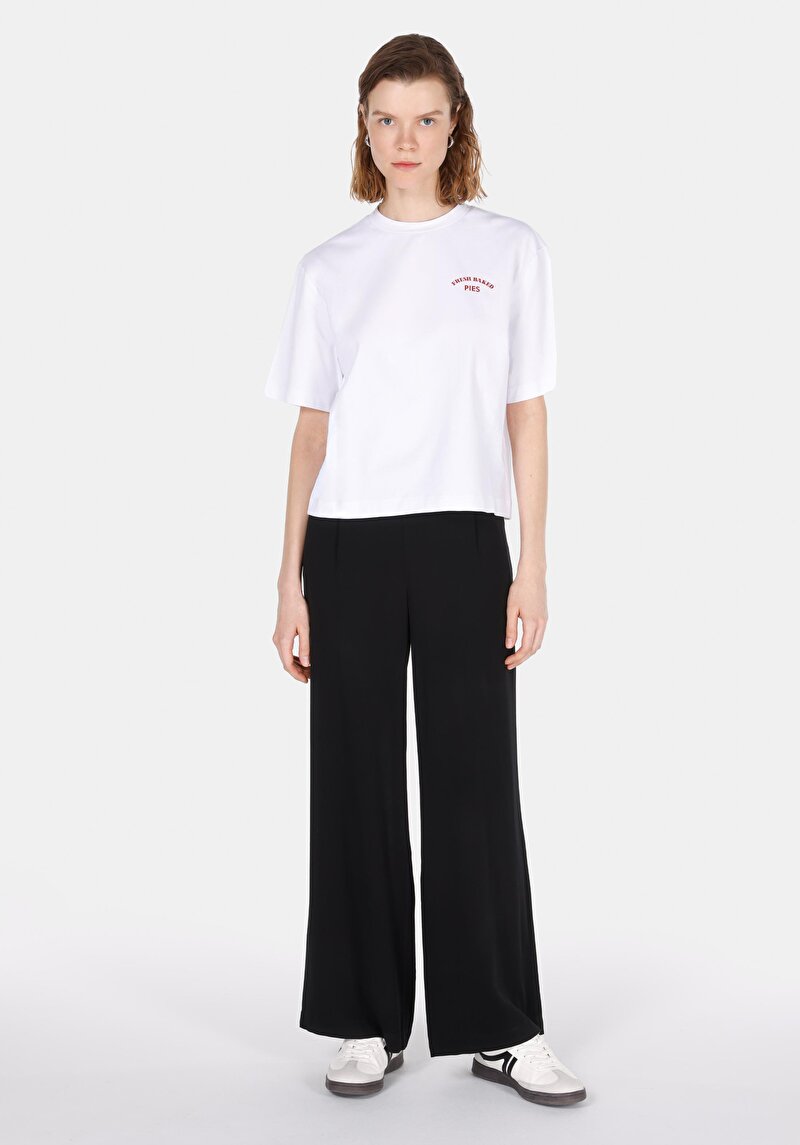 Показати інформацію про Футболка З Коротким Рукавом Жіноча Біла  Cl1073543