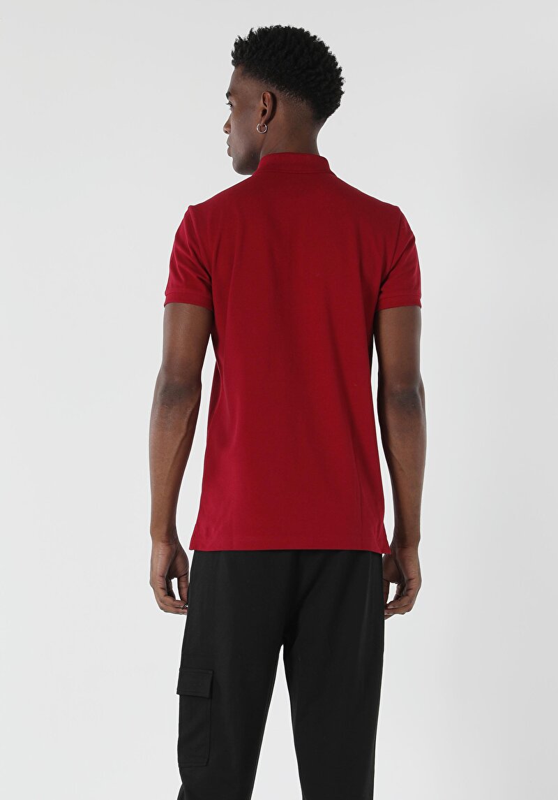 Показати інформацію про Поло З Коротким Рукавом Чоловіче Червоне  Cltkttshm0766200