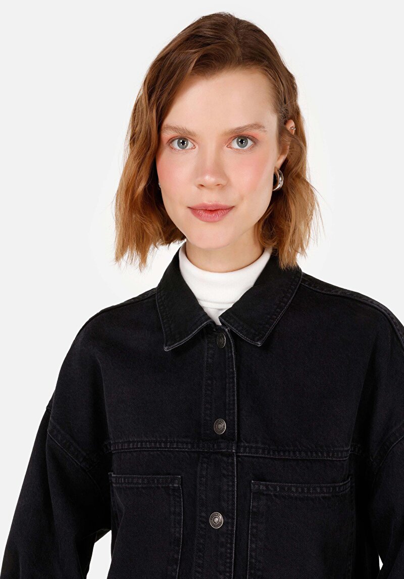 Зображення 490 Arina Сорочка З Довгим Рукавом Жіноча Чорна Cl1070723