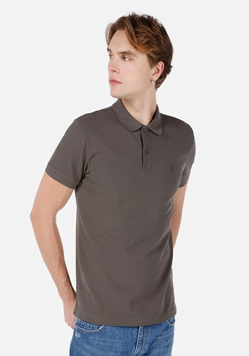 Зображення Поло З Коротким Рукавом Чоловіче Зелене  Cltkttshm0766200