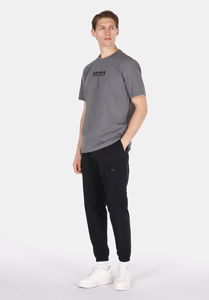 Показати інформацію про Футболка З Коротким Рукавом Чоловіча Сіра  Cl1074514