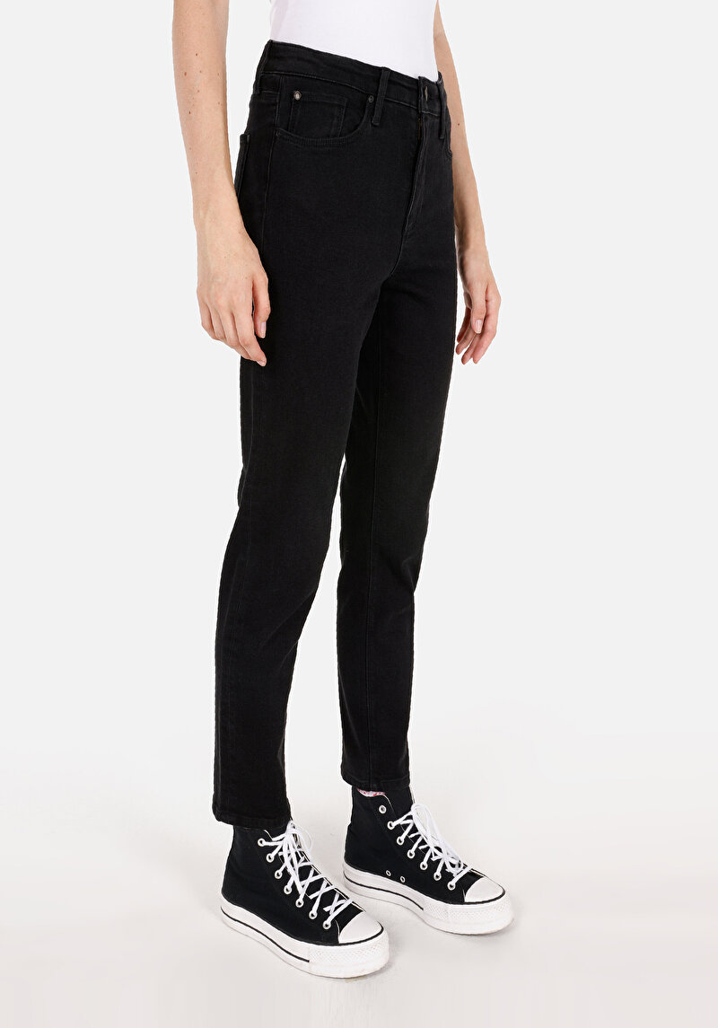 Зображення 703 Carla Джинси Жіночі Чорні Вузького Крою Cl1071210