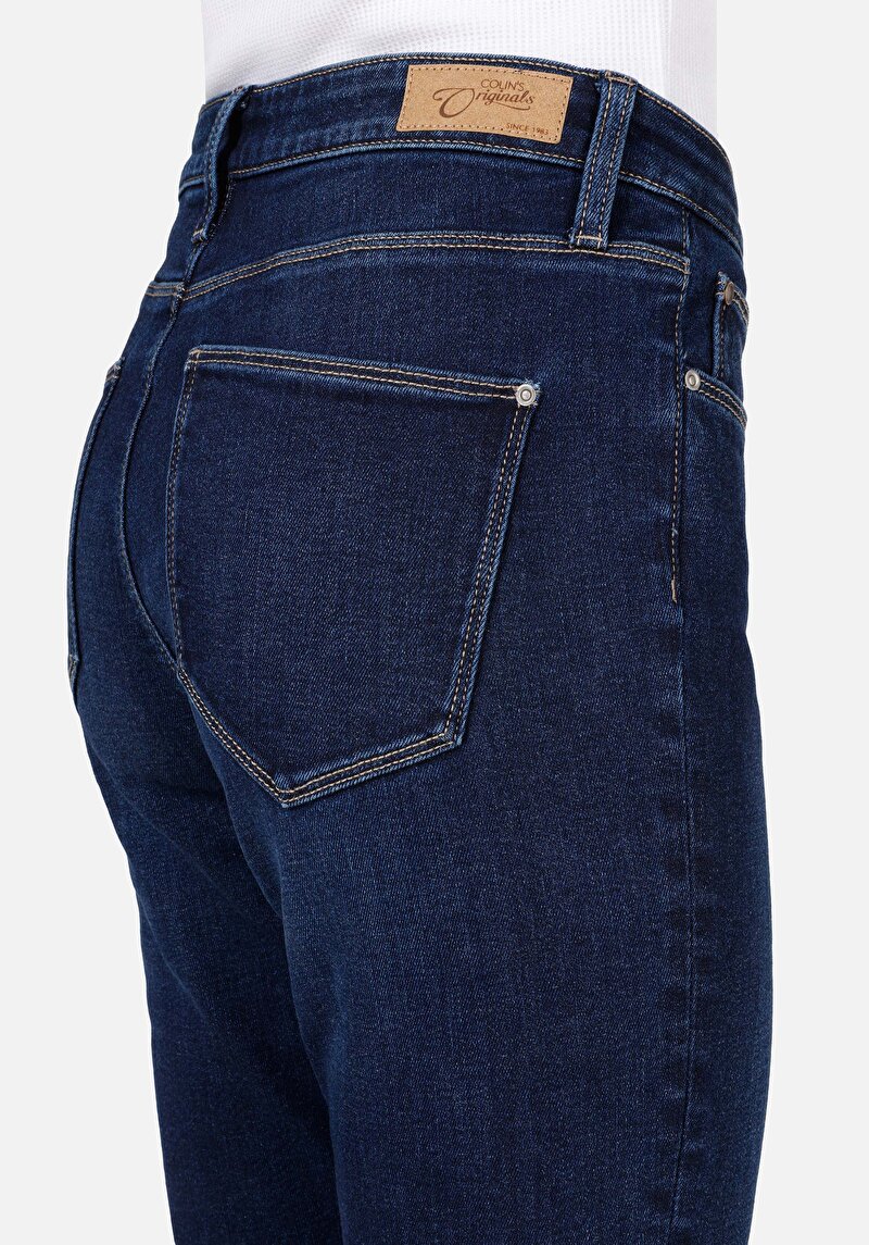 Показати інформацію про 703 Carla Джинси Жіночі Блакитні Вузького Крою Cl1071211