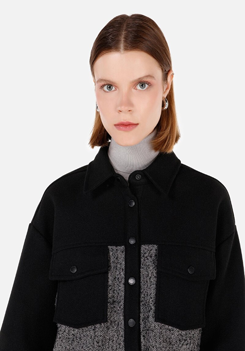 Зображення Сорочка З Довгим Рукавом Жіноча Чорна  Cl1071239