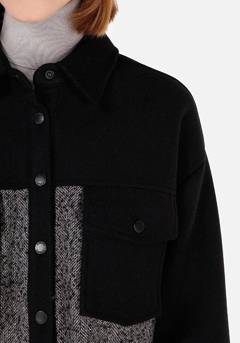 Зображення Сорочка З Довгим Рукавом Жіноча Чорна  Cl1071239