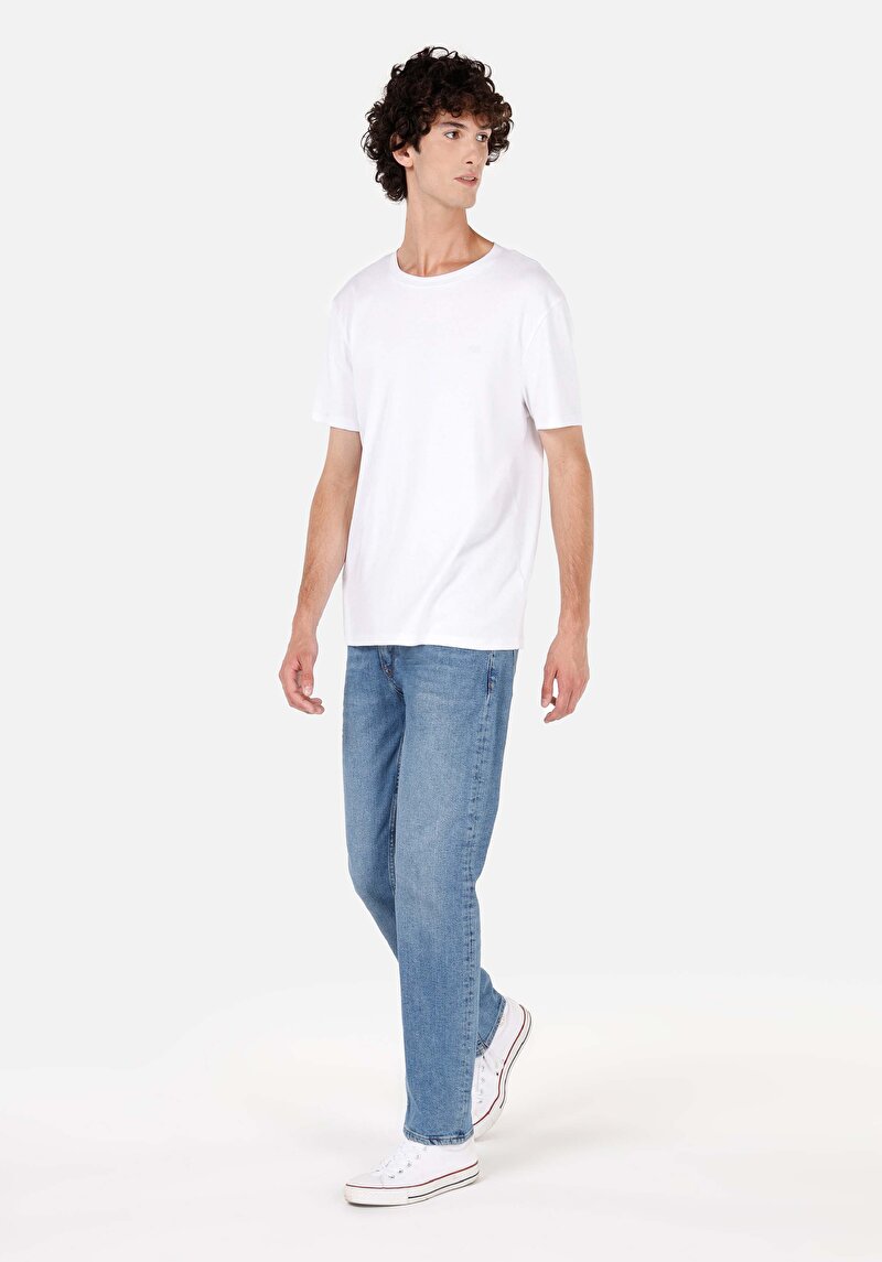 Зображення 045 David Джинси Чоловічі Блакитні Класичного Крою Cl1071296