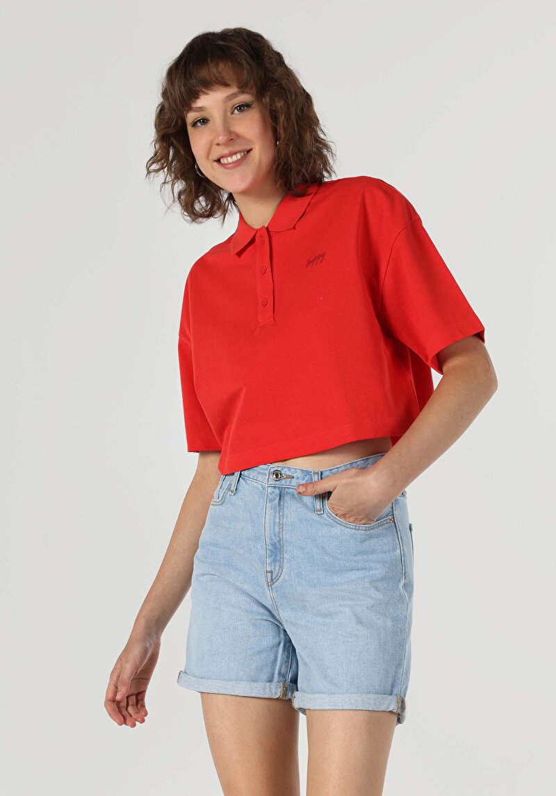 Зображення Футболка З Коротким Рукавом Жіноча Червона  Cl1064047