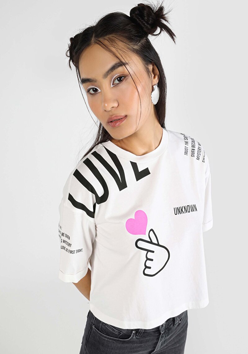 Зображення Футболка З Коротким Рукавом Жіноча Біла  Cl1064052