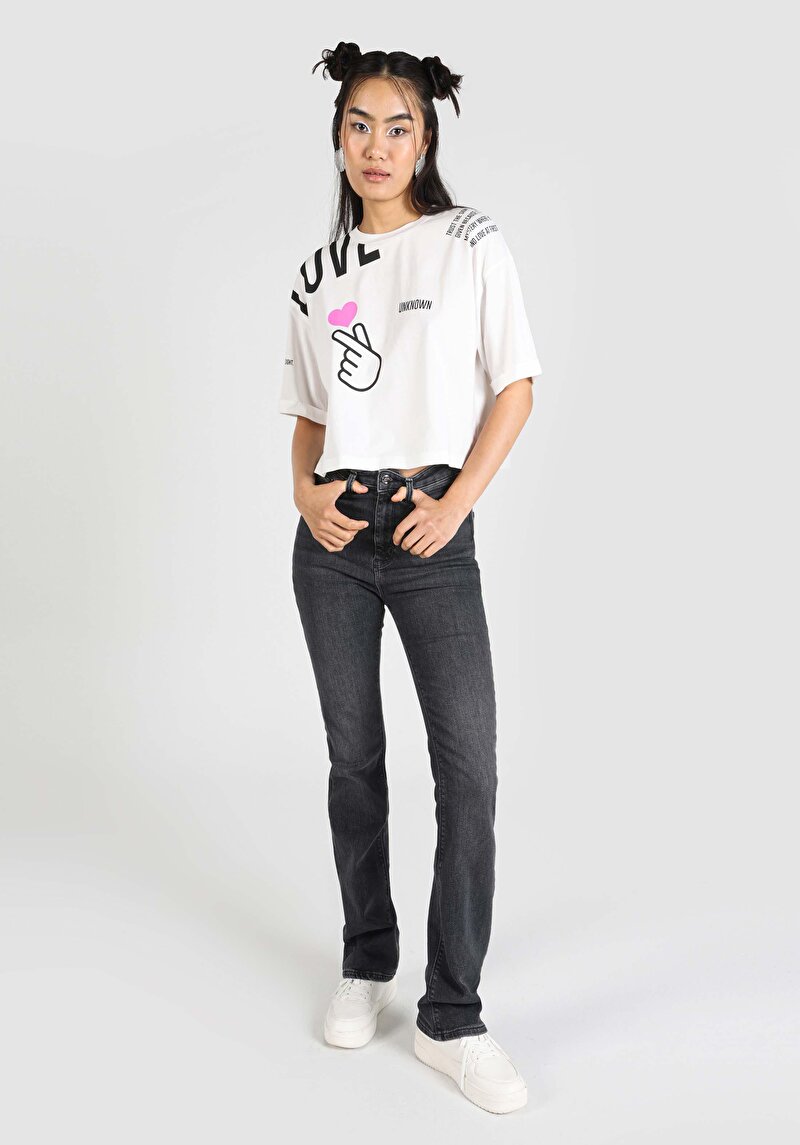 Показати інформацію про Футболка З Коротким Рукавом Жіноча Біла  Cl1064052