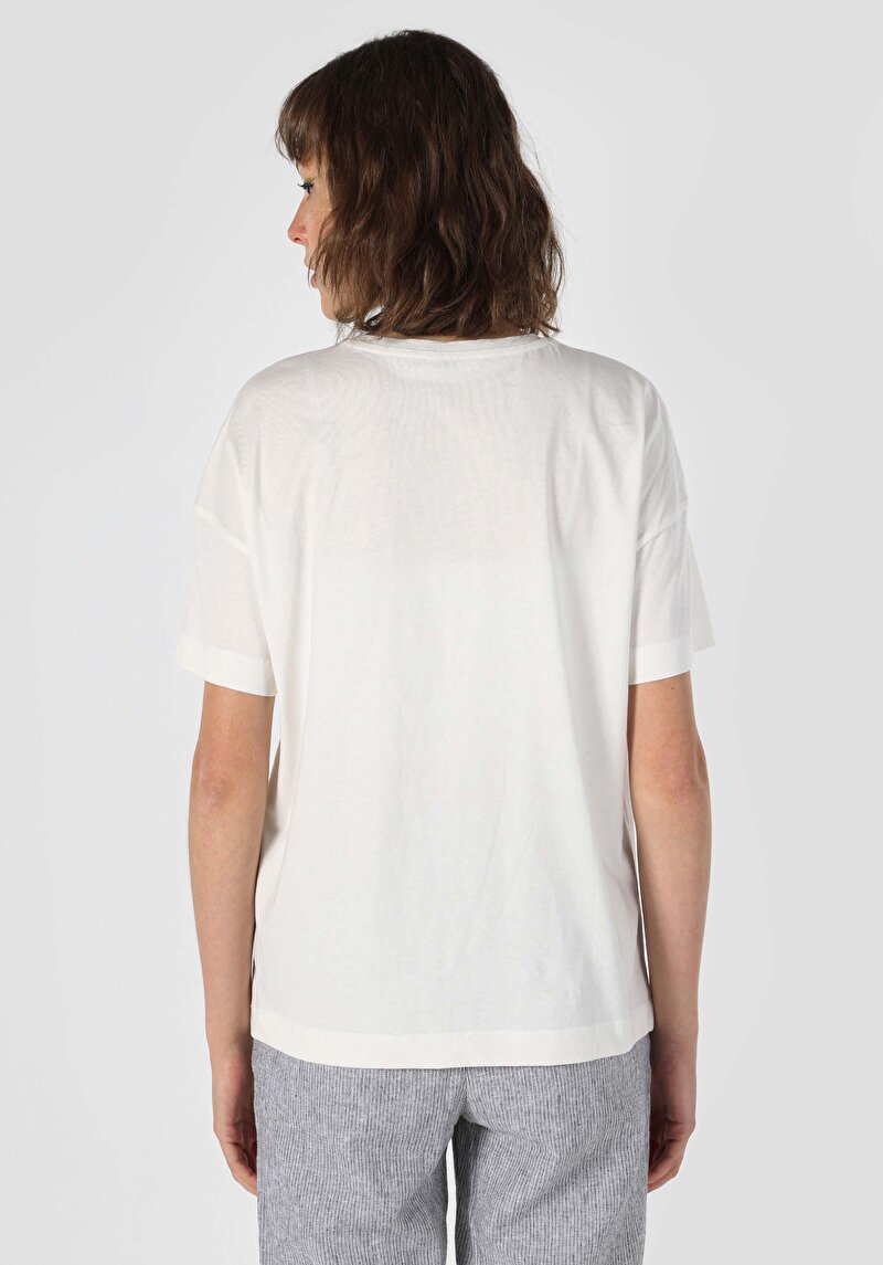 Показати інформацію про Футболка З Коротким Рукавом Жіноча Біла  Cl1064058