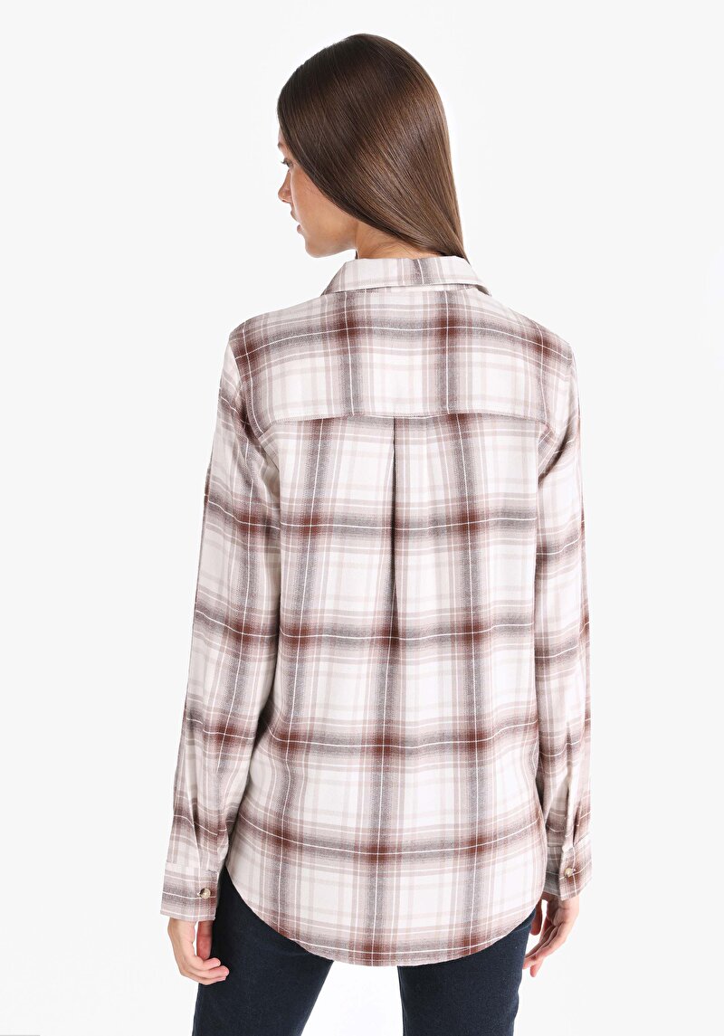 Показати інформацію про Сорочка З Довгим Рукавом Жіноча Бежева  Cl1060913