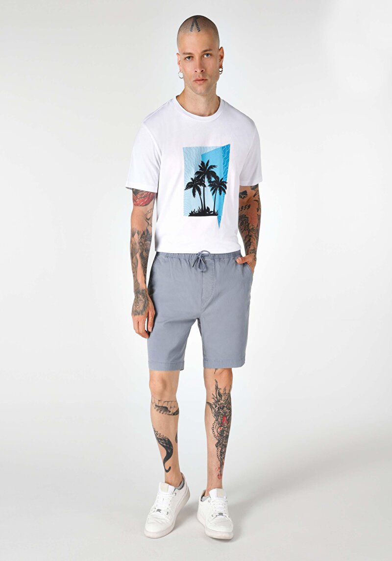 Зображення Шорти Чоловічі Блакитні  Cl1064127