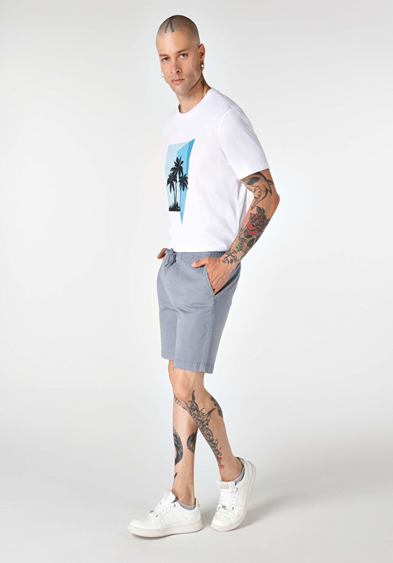 Показати інформацію про Шорти Чоловічі Блакитні  Cl1064127