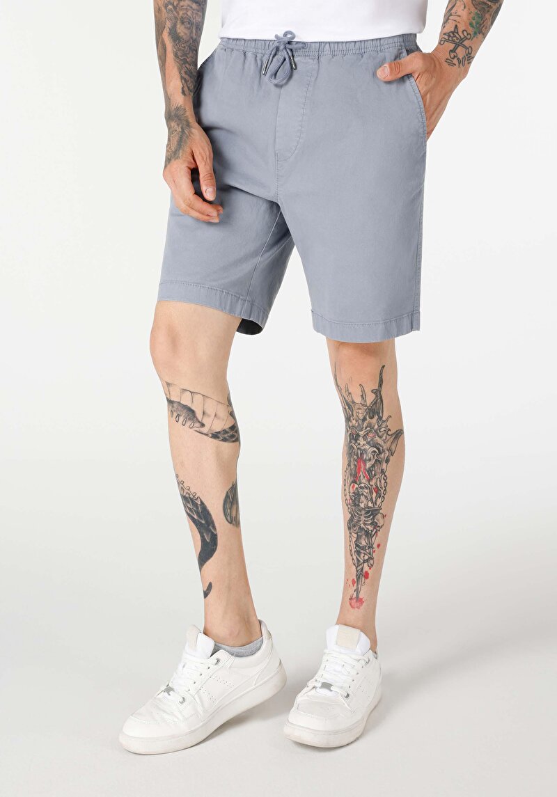 Показати інформацію про Шорти Чоловічі Блакитні  Cl1064127