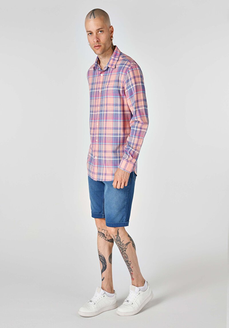 Показати інформацію про Сорочка З Довгим Рукавом Чоловіча Мультіколор  Cl1064196