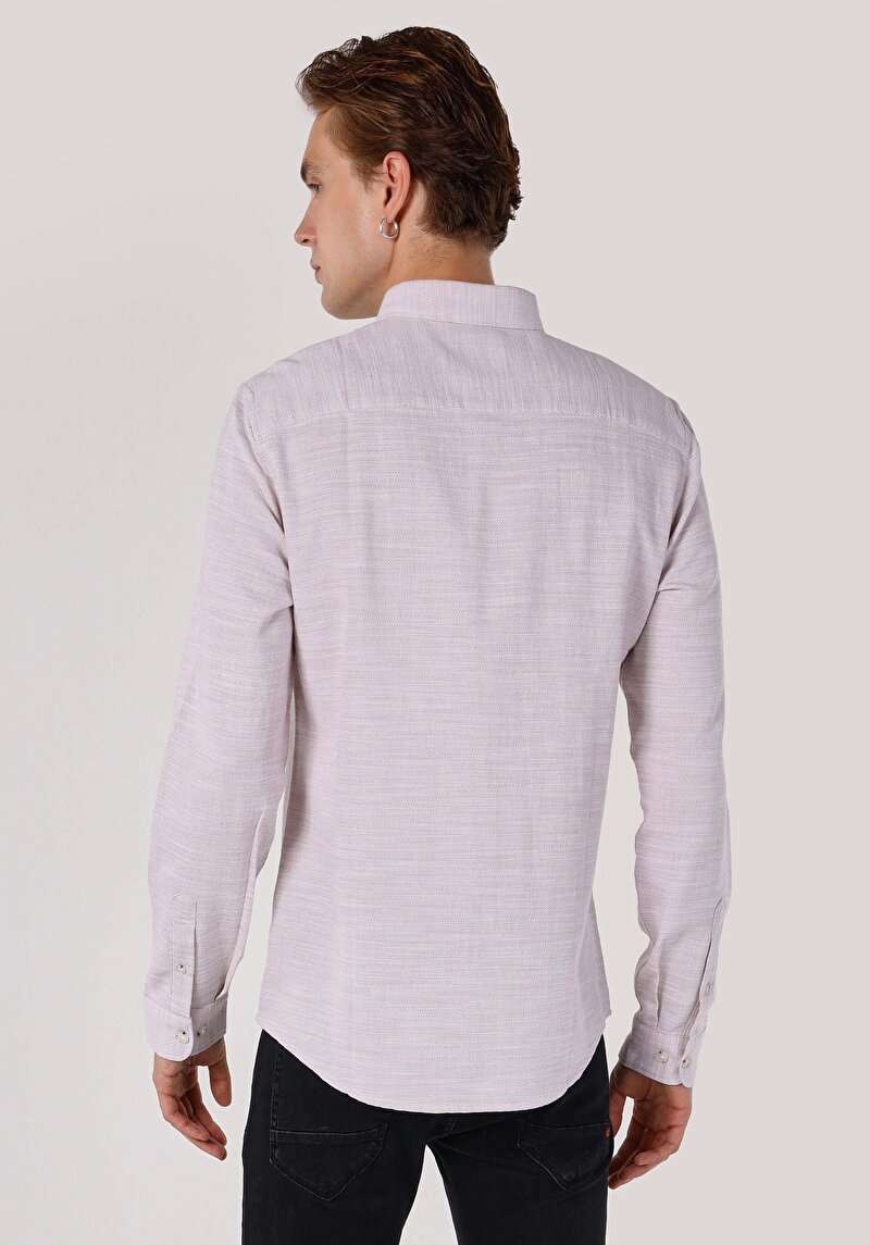 Показати інформацію про Сорочка З Довгим Рукавом Чоловіча Бежева  Cl1064198