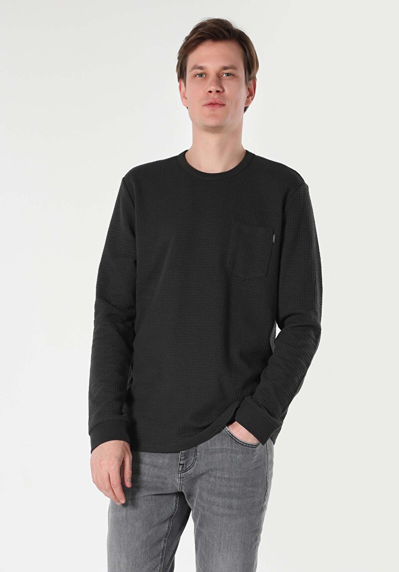 Зображення Футболка З Довгим Рукавом Чоловіча Сіра  Cl1061770