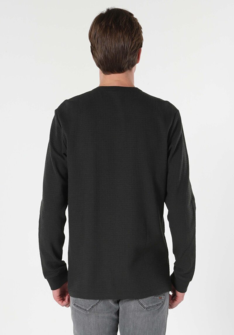 Показати інформацію про Футболка З Довгим Рукавом Чоловіча Сіра  Cl1061770