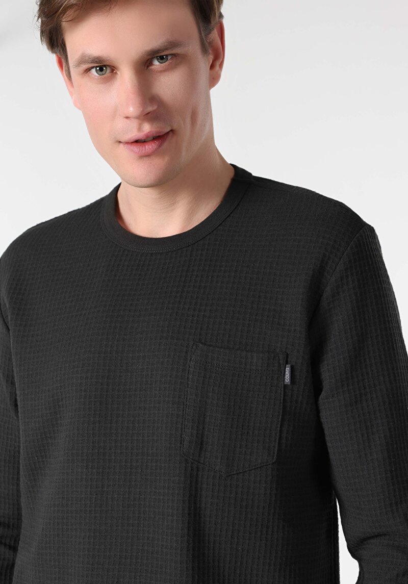 Показати інформацію про Футболка З Довгим Рукавом Чоловіча Сіра  Cl1061770