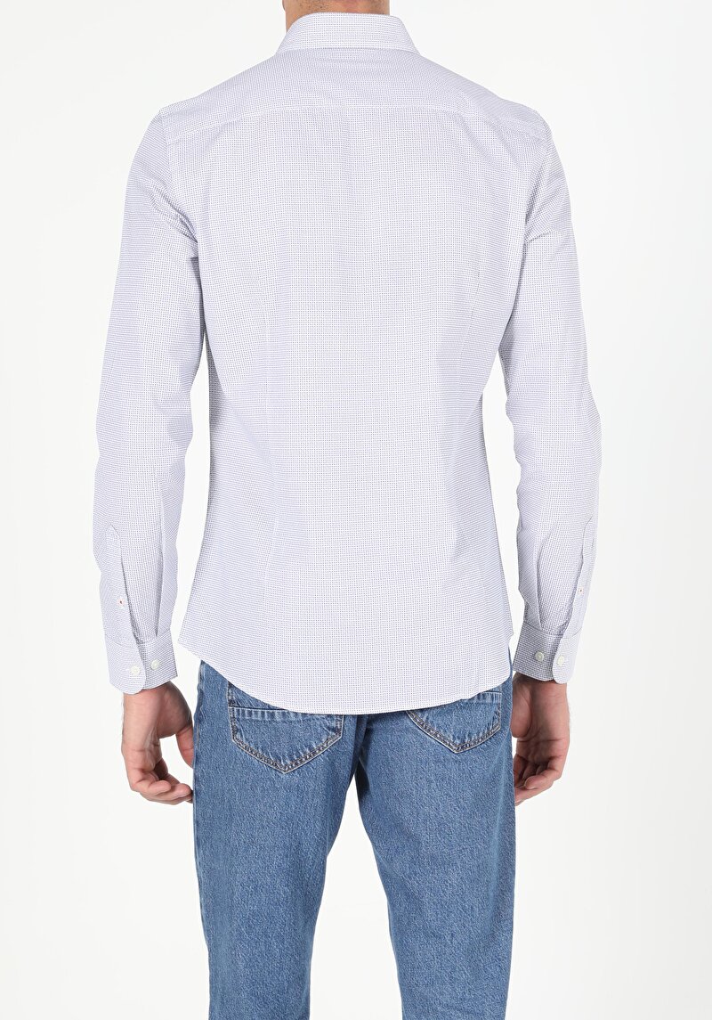 Показати інформацію про Сорочка З Довгим Рукавом Чоловіча Блакитна  Cl1052640