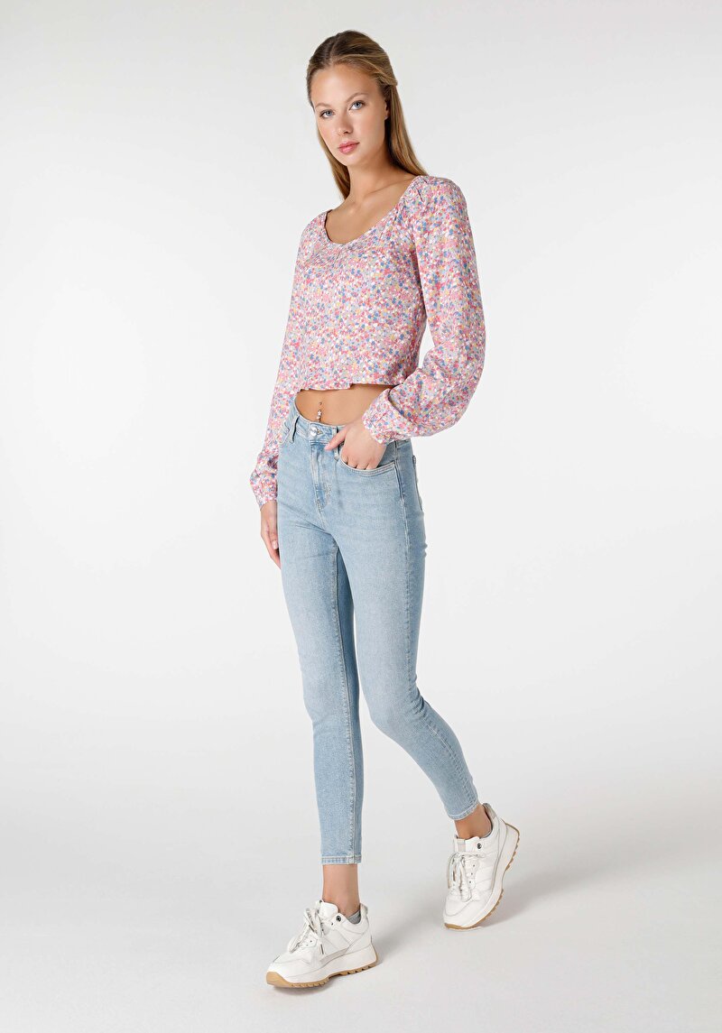 Зображення 760 Diana Джинси Жіночі Блакитні  Cl1064314