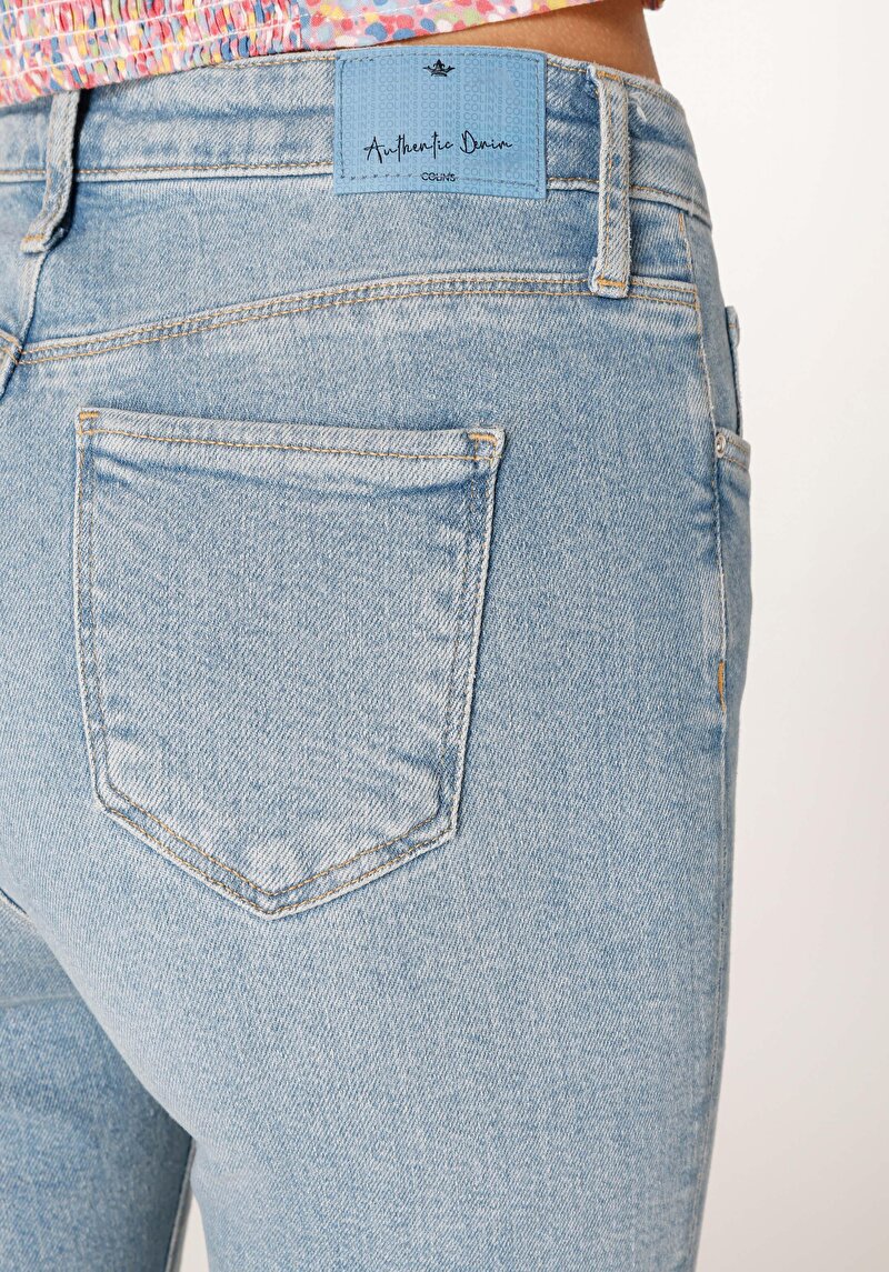 Показати інформацію про 760 Diana Джинси Жіночі Блакитні  Cl1064314