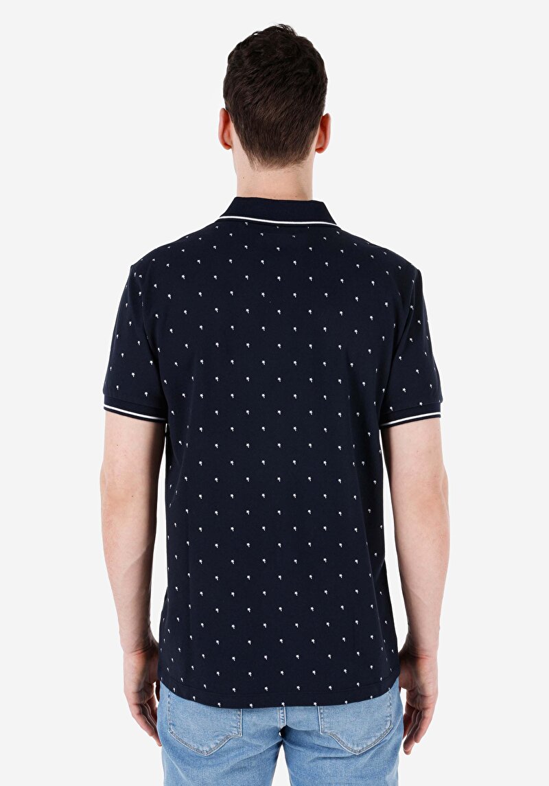 Показати інформацію про Поло З Коротким Рукавом Чоловіче Синє  Cl1067716