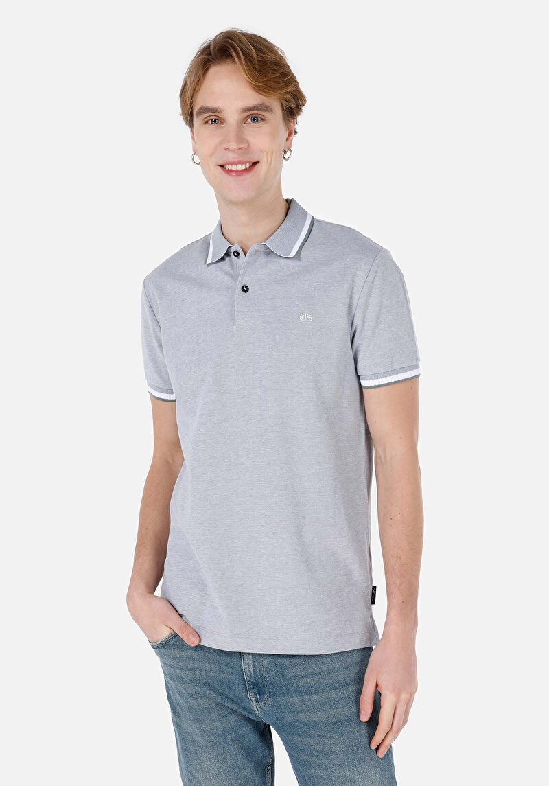 Зображення Поло З Коротким Рукавом Чоловіче Зелене  Cl1067727