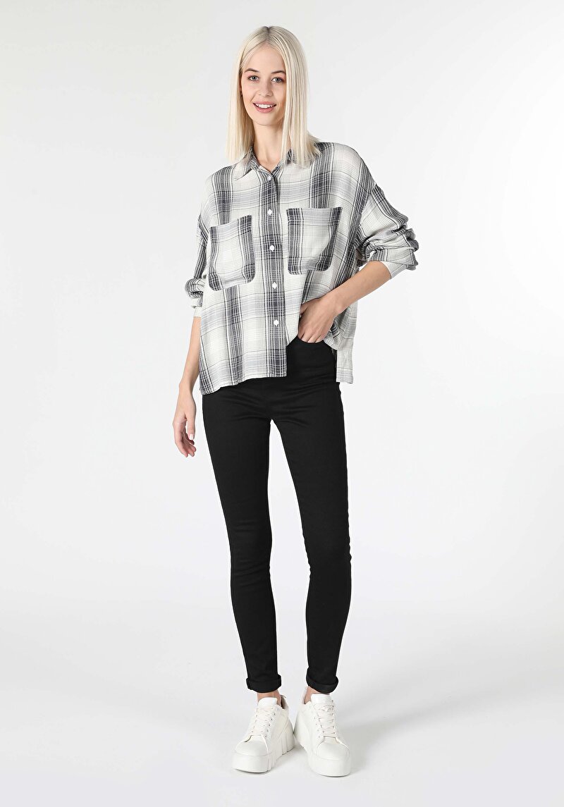 Зображення Сорочка З Довгим Рукавом Жіноча Сіра Cl1061882