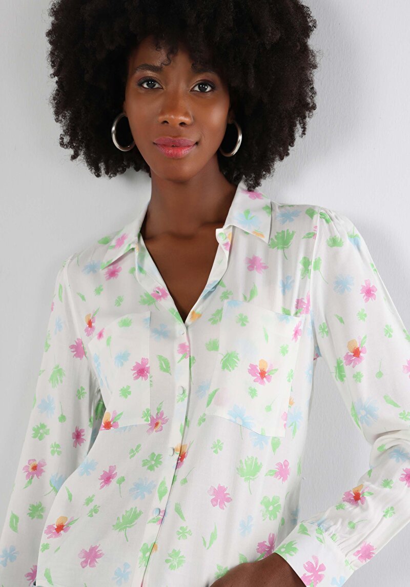 Зображення Сорочка З Довгим Рукавом Жіноча Мультіколор Cl1062244