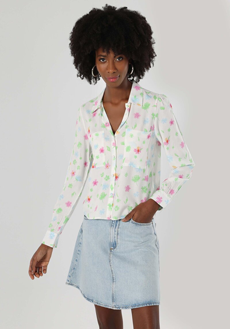 Показати інформацію про Сорочка З Довгим Рукавом Жіноча Мультіколор  Cl1062244