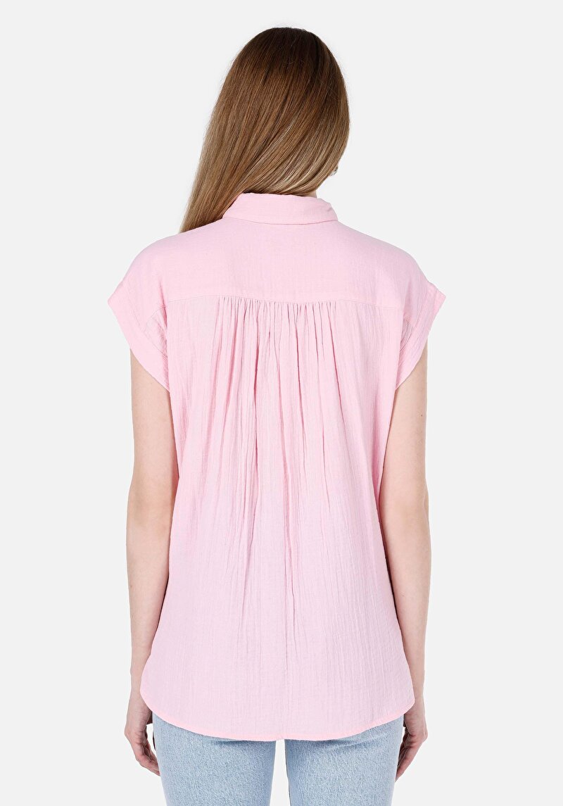 Зображення Сорочка З Коротким Рукавом Жіноча Рожева Cl1067880