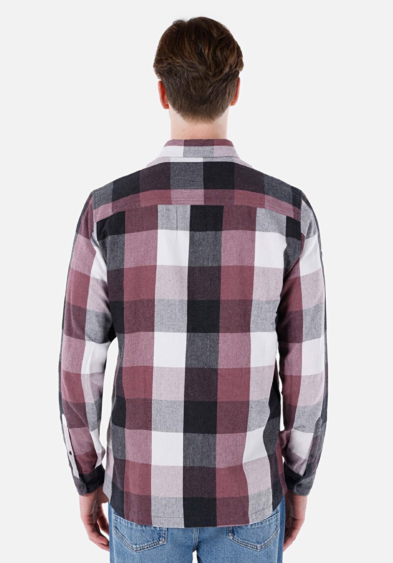 Показати інформацію про Сорочка З Довгим Рукавом Чоловіча Рожева  Cl1064635